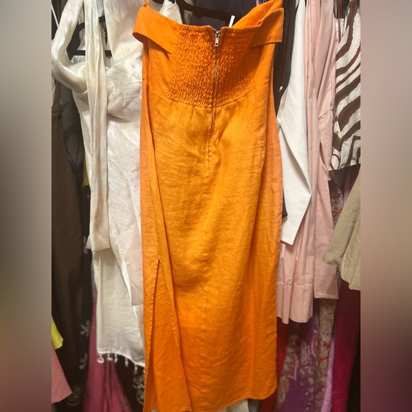 Mango Strapless linen dress - Picture 11 of 11